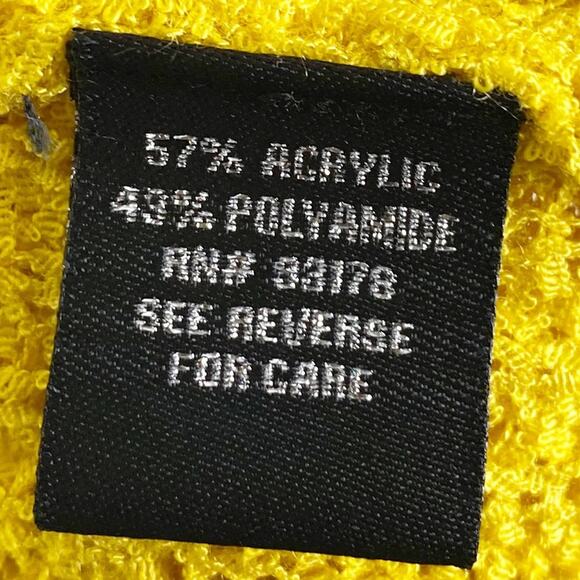 Catherine Malandrino NWT Yellow 3/4 Sleeve Open Front Slouchy Cardigan Size XS - Picture 14 of 15